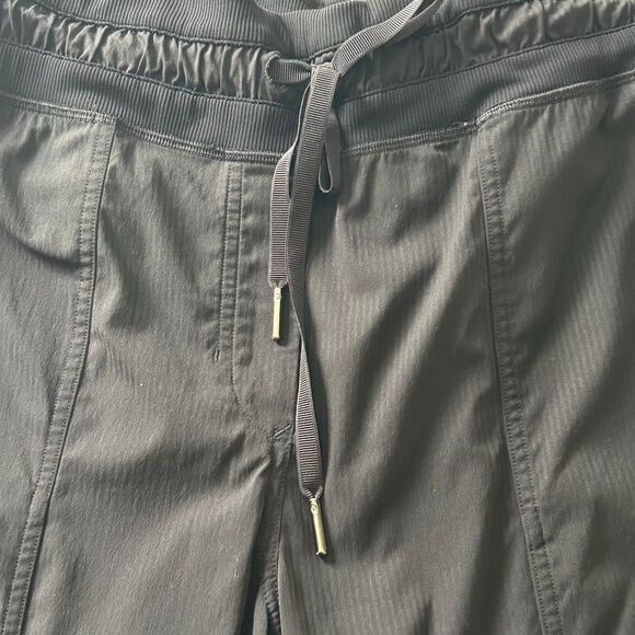 Lululemon Dance Studio Crop Pants Black | Size 14 | Drawstring Waist Lightweight - Picture 9 of 9